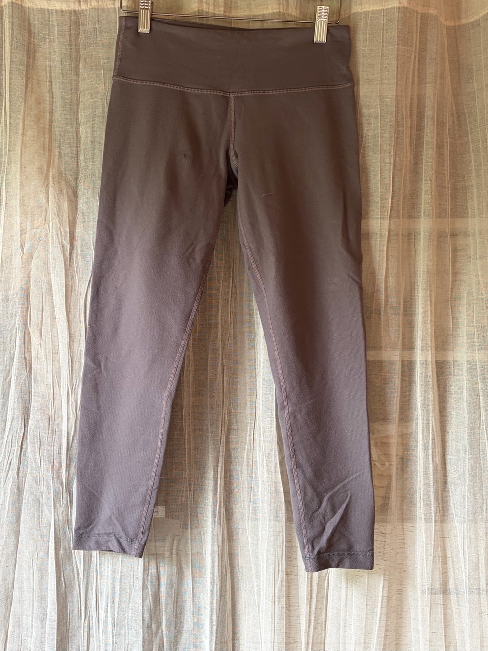 Lululemon Wunder Under Crop Leggings Purple Size 4